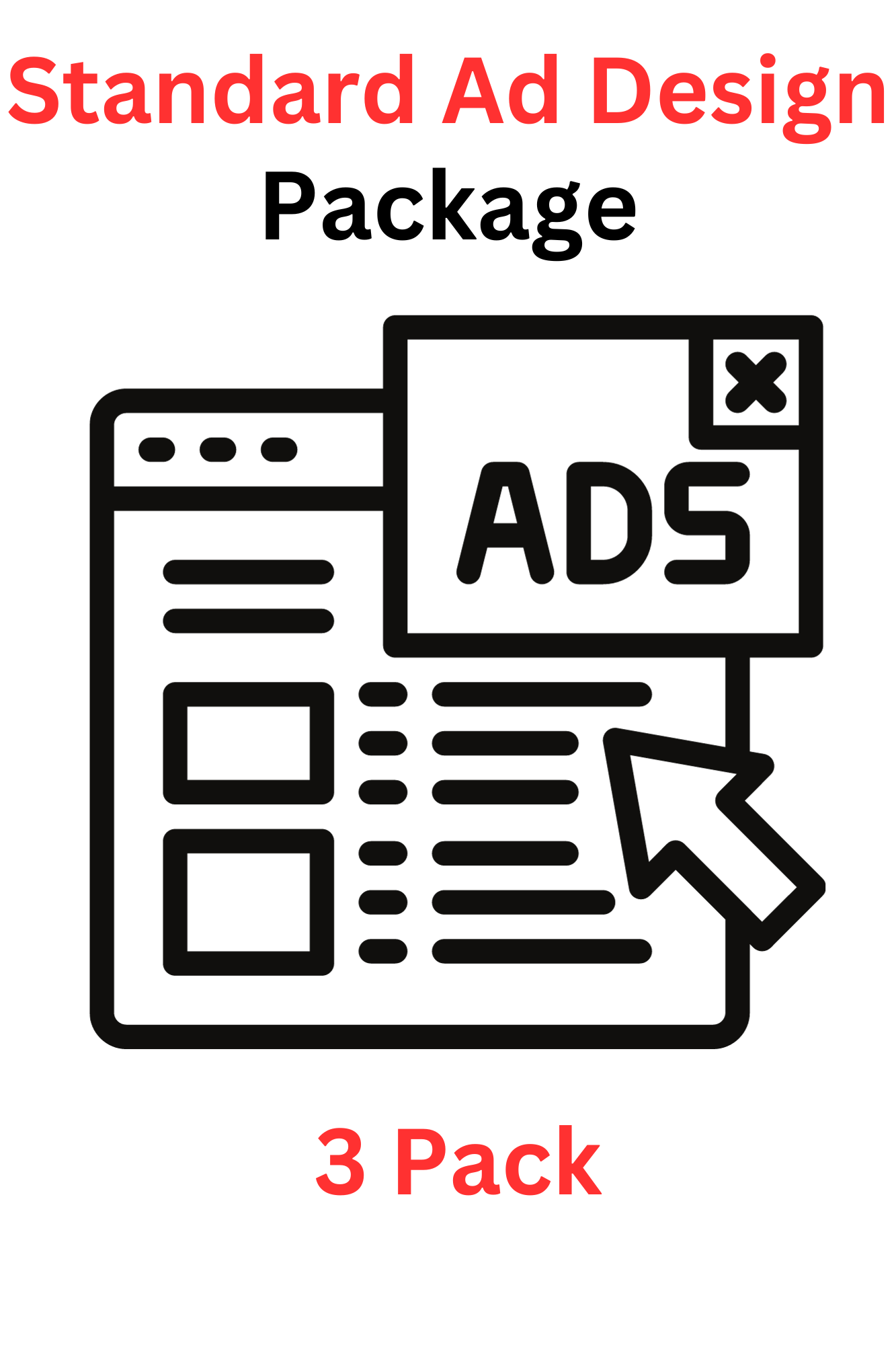Standard Ad Design Package